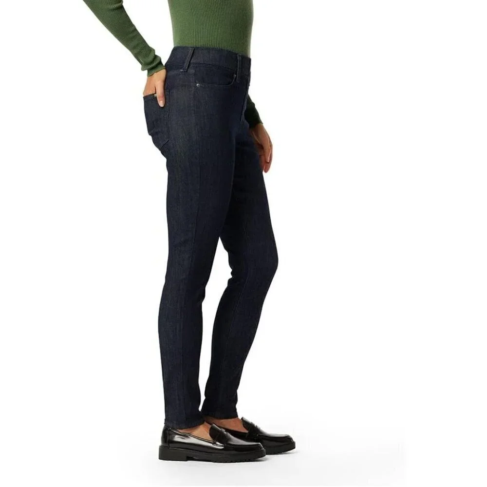 Womens Skinny Jeans Super Stretch Pull-On Tummy-Slimming Plus Size 18